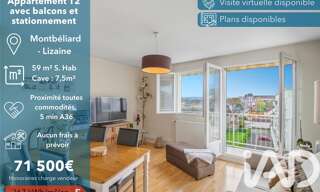 Appartement 3 Pièces 59 m² à vendre à Montbéliard (25200)