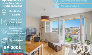 Appartement 3 Pièces 59 m² à vendre à Montbéliard (25200)