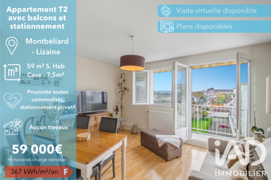 Appartement 3 pièces 59000 €