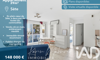 Appartement 2 Pièces 39 m² à vendre à Sète (34200)