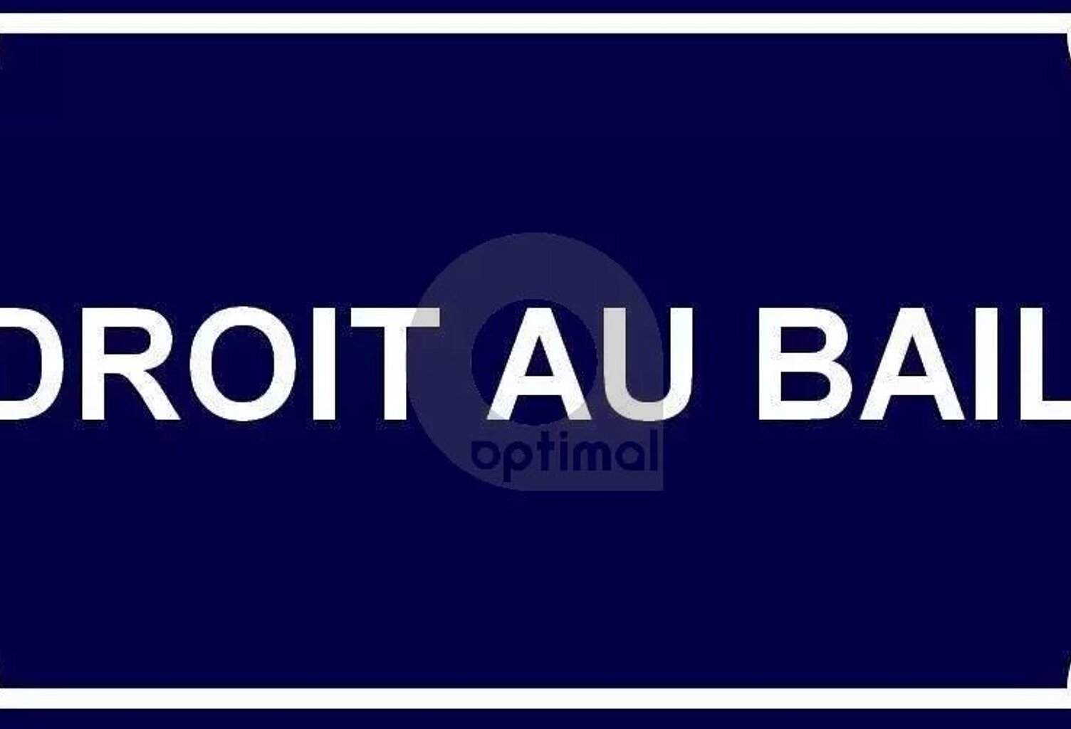Droit au bail Agence immobilière — photo 1