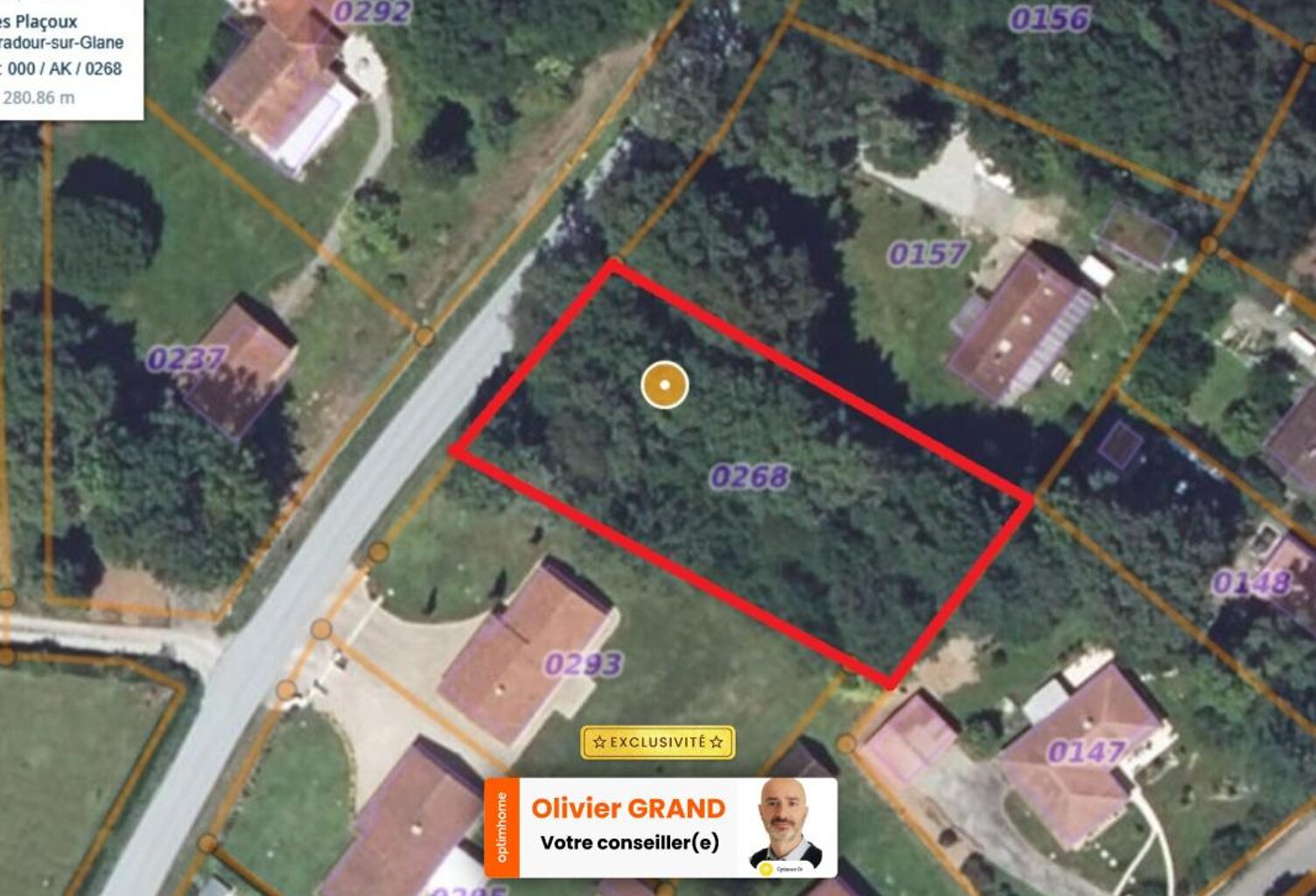 TERRAIN 1245M² - ENVIRONNEMENT CAMPAGNE - CALME — photo 1