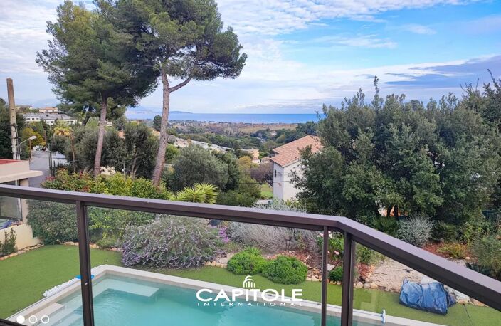 Antibes, Vue mer : Superbe propriété contemporaine avec appartem — photo 3