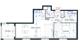 Appartement 2 Pièces 49 m² à vendre à Lyon 5 (69005)