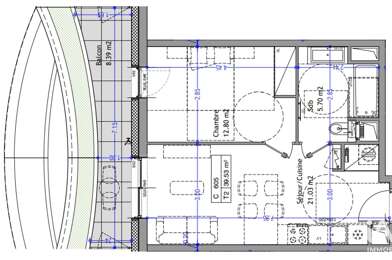 Appartement 2 pièces 290900 €