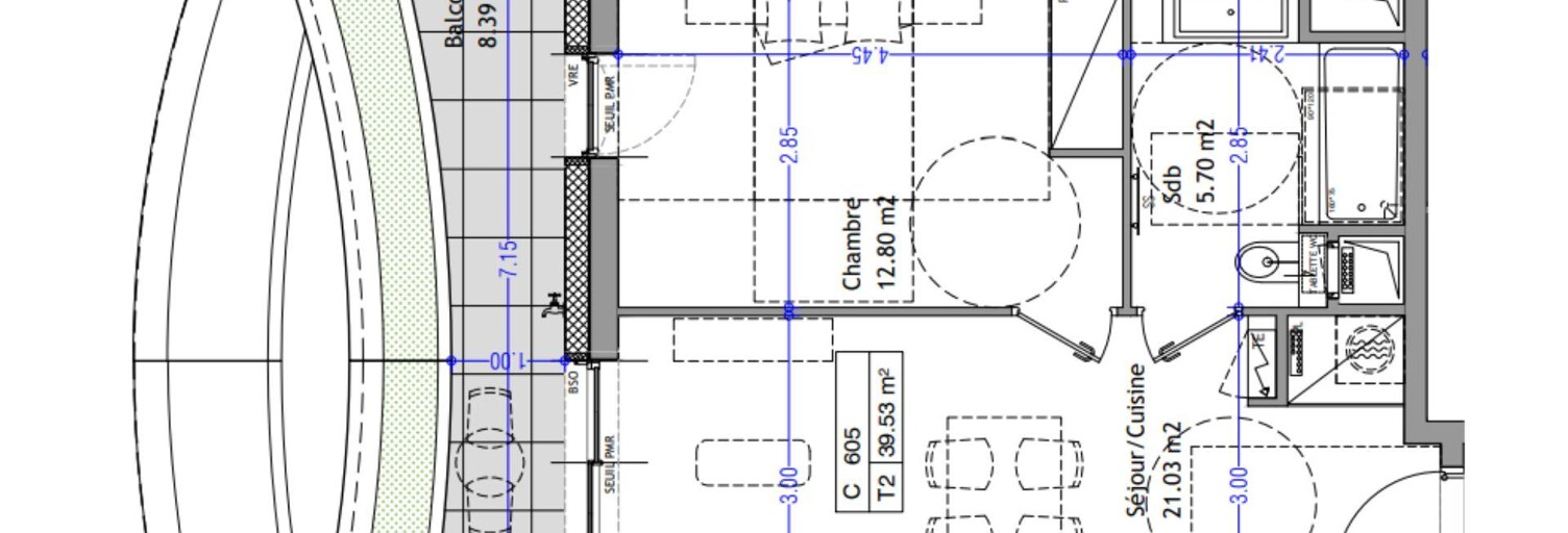 Appartement 2 Pièces 40 m² à vendre à Aix-les-Bains (73100)