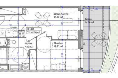 Appartement 2 pièces 494000 €