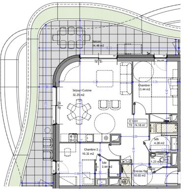 Appartement 3 pièces 809900 €