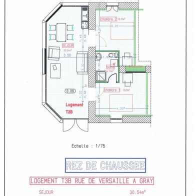 Appartement 3 pièces 90000 €