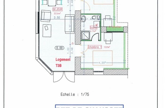 Appartement T3 avec terrasse et jardin – Gray — photo 2
