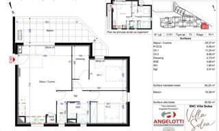 Appartement 3 Pièces 64 m² à vendre à Vic-la-Gardiole (34110)