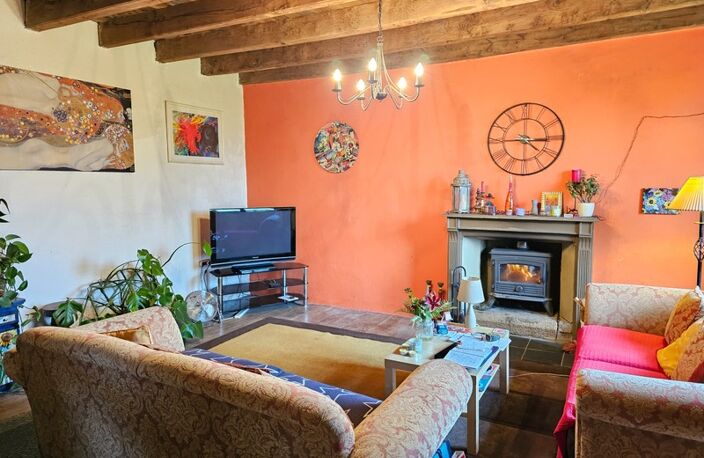 PERSQUEN EN CAMPAGNE JOLIE MAISON DE 134M² DE 5 PIÈCES UNE DÉPENDANCE DE 93M² EN PIERRE SOUS TÔLE UN TERRAIN DE 4220m² — photo 2
