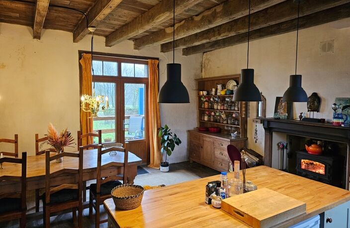 PERSQUEN EN CAMPAGNE JOLIE MAISON DE 134M² DE 5 PIÈCES UNE DÉPENDANCE DE 93M² EN PIERRE SOUS TÔLE UN TERRAIN DE 4220m² — photo 5