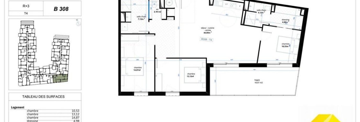 Appartement 4 Pièces 100 m² à vendre à Narbonne (11100)