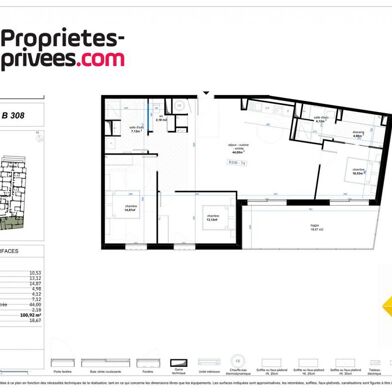 Appartement 4 pièces 414900 €