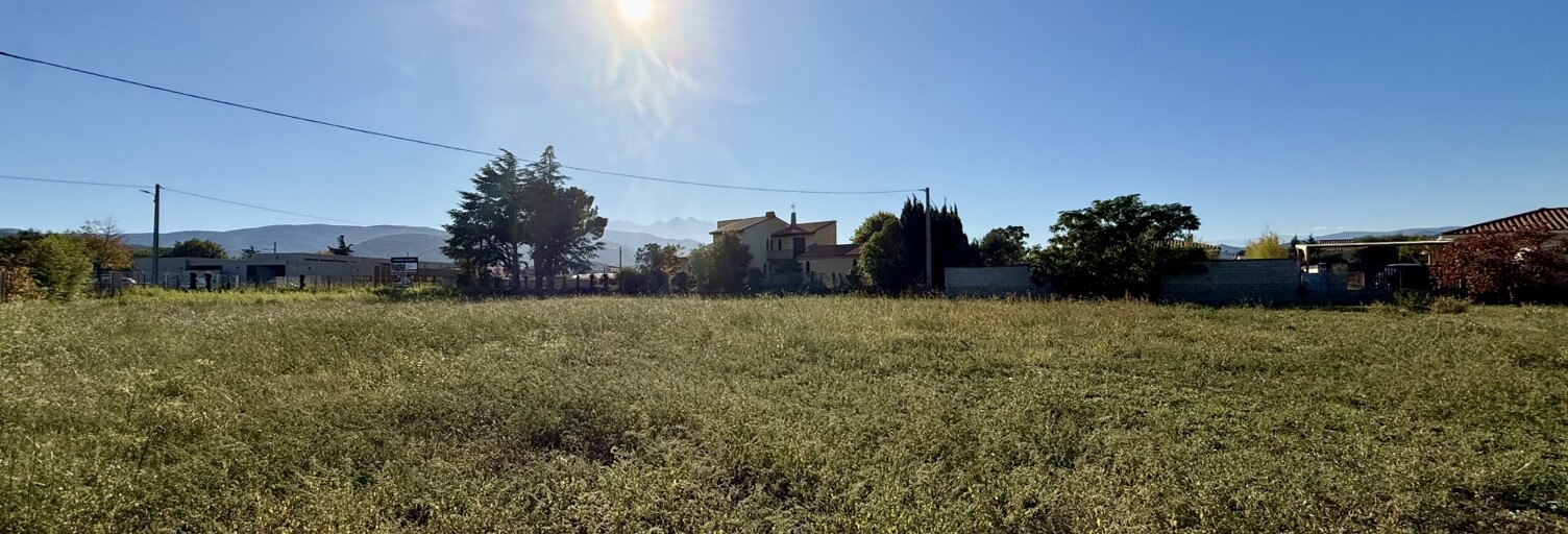 Terrain  1213 m² à vendre à Ille-sur-Têt (66130)