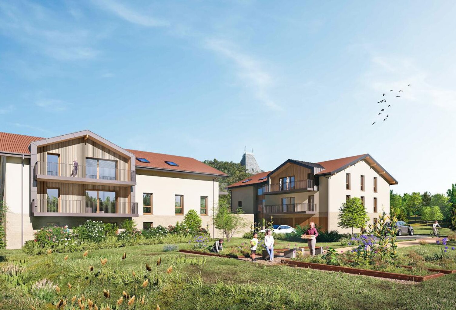 EXCLUSIF ! T3 + BALCON ENSOLEILLÉ – RÉSIDENCE 2 ÉTAGES – SAINT-SIXT (74800) – 286 000 € — photo 1