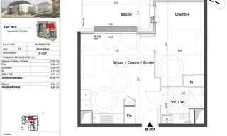 Appartement 2 Pièces 41 m² à vendre à Touques (14800)