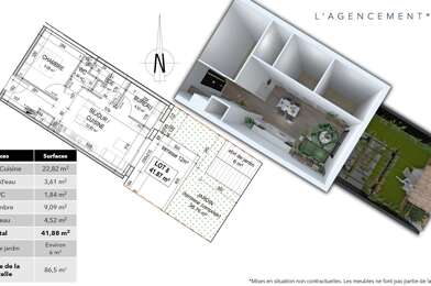 Maison 2 pièces 190898 €