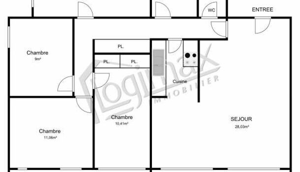 Appartement 4 pièces  à vendre Rochelle (La) 17000
