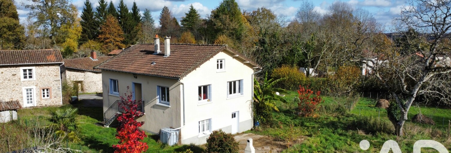 Maison 3 Pièces 76 m² à vendre à Champagnac-la-Rivière (87150)