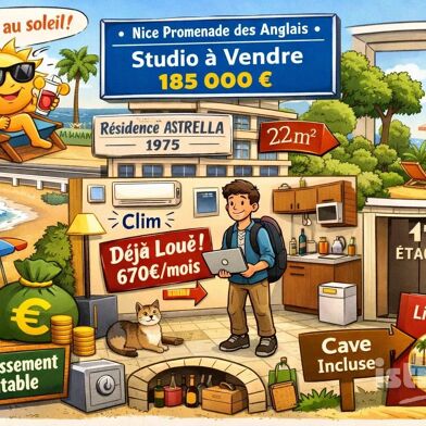 Appartement 1 pièces 185000 €