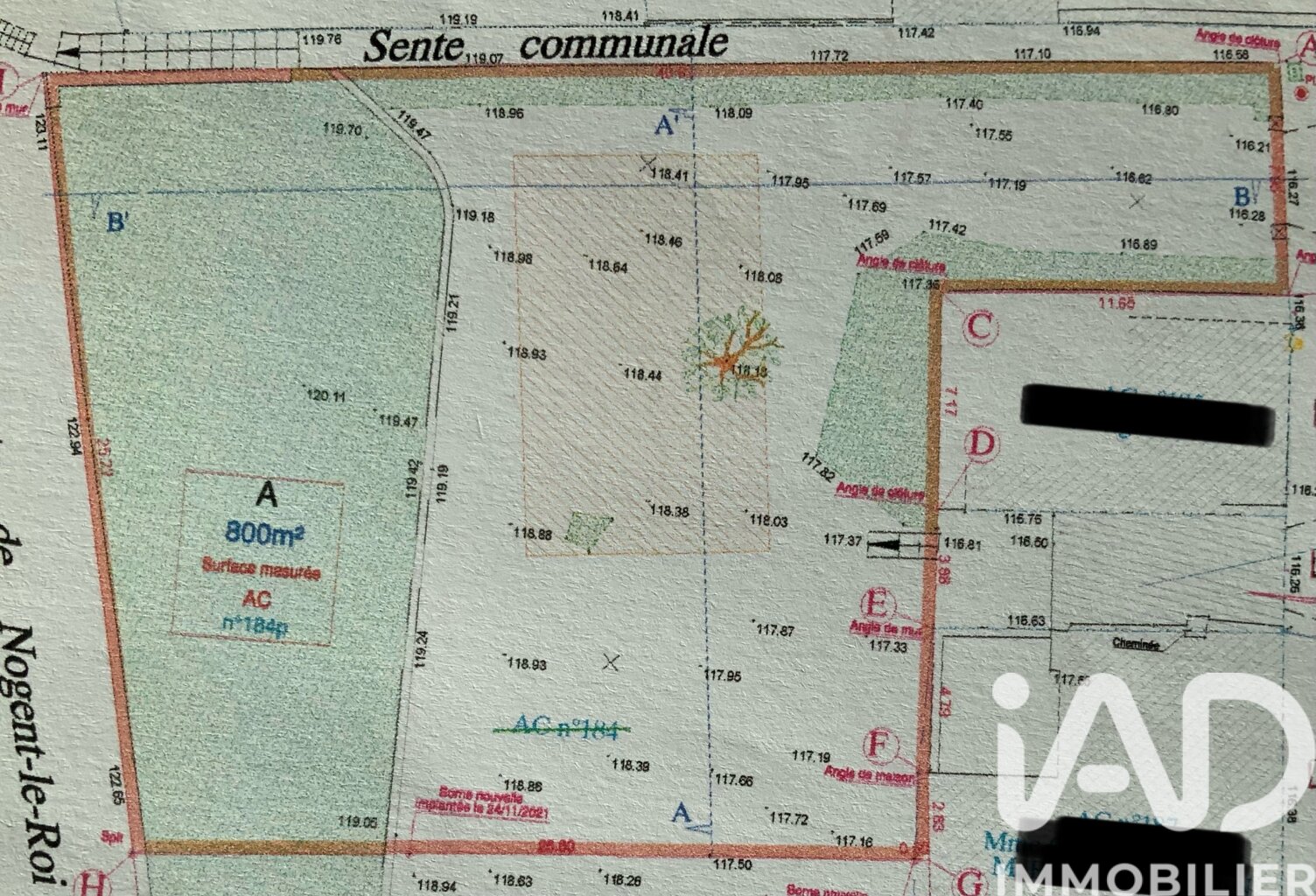 Vente Terrain à bâtir 783 m&sup2; — photo 1