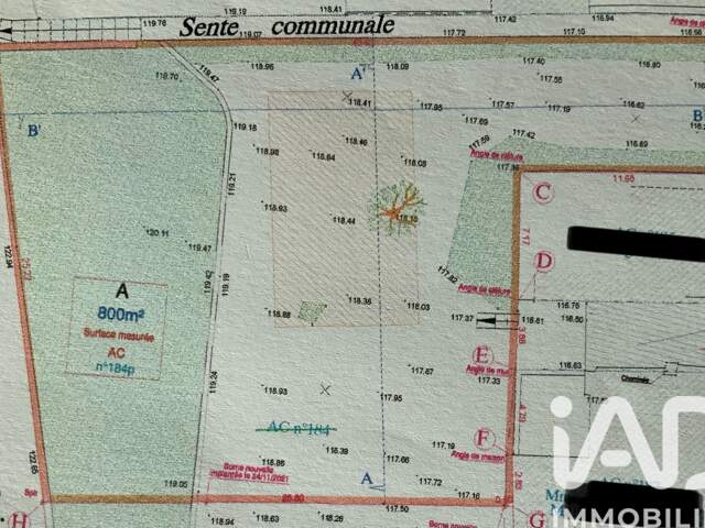 Vente Terrain à bâtir 783 m&sup2; — photo du bien