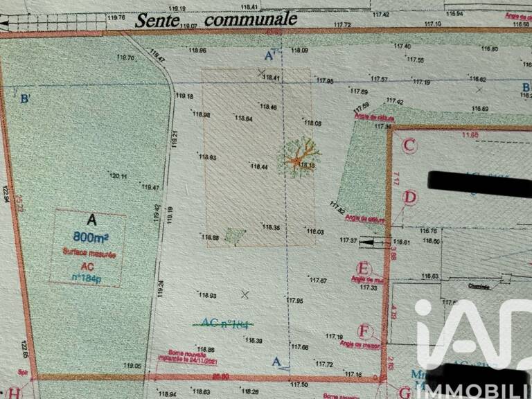 Vente Terrain à bâtir 783 m&sup2; — photo 1