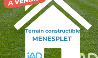 Terrain  1350 m² à vendre à Ménesplet (24700)