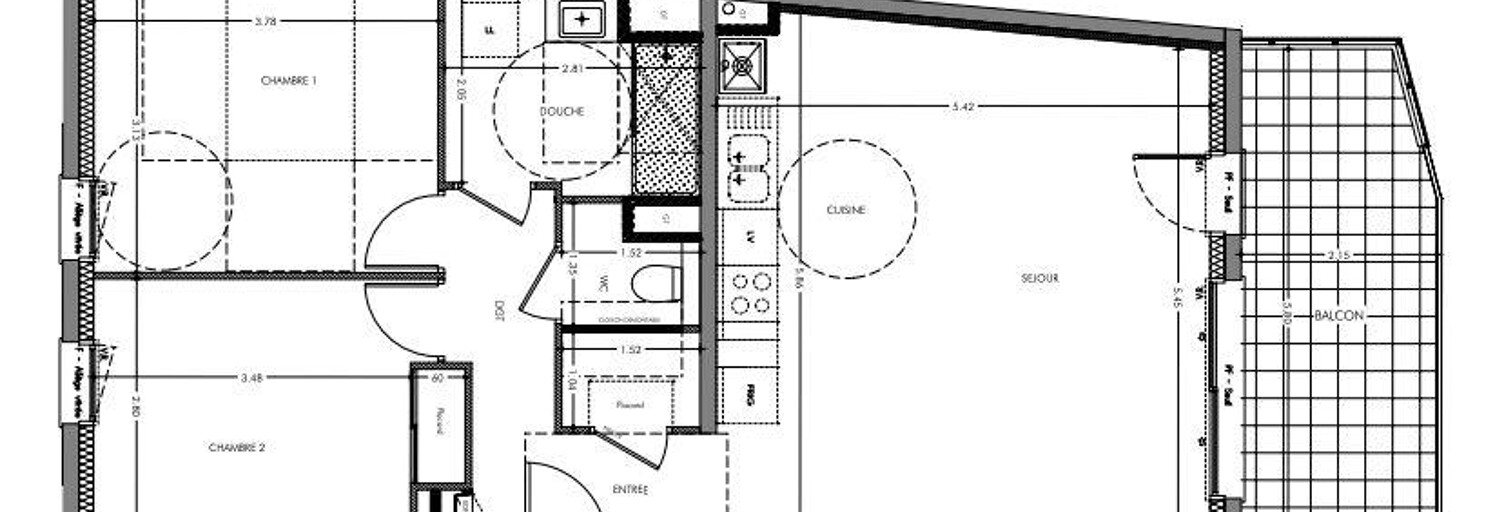 Appartement 3 Pièces 68 m² à vendre à Sassenage (38360)