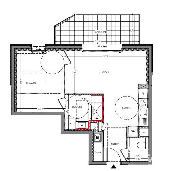 Appartement à vendre, 2 pièces, 45 m², Sassenage
