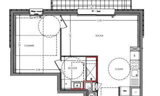 Appartement 2 Pièces 45 m² à vendre à Sassenage (38360)