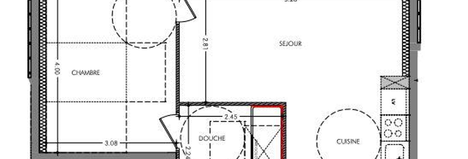 Appartement 2 Pièces 45 m² à vendre à Sassenage (38360)