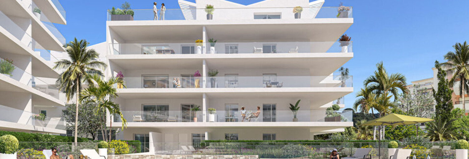 Appartement neuf T2, T3, T4 Pièce 42 à 81 m² à vendre à Cannes (06400)