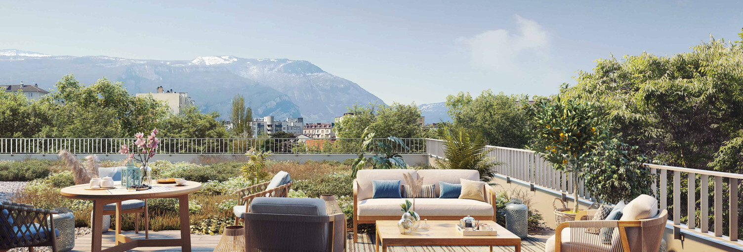 Appartement neuf T3, T4, T5 Pièce 65 à 104 m² à vendre à Grenoble (38000)