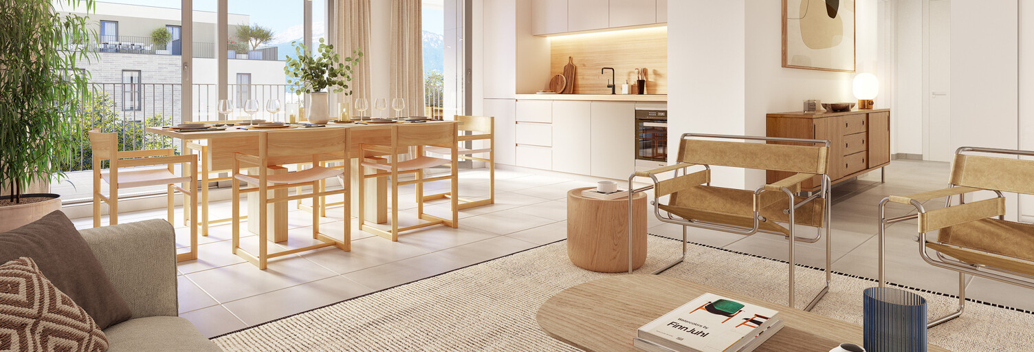 Appartement 2 Pièces 52 m² à vendre à Eybens (38320)