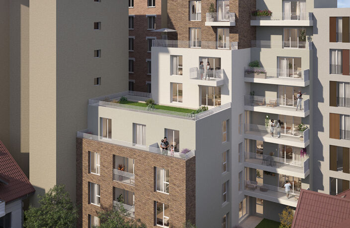 Vente programme neuf T1, T2, T3, T4 26 à 73 m² Colombes (92700) — photo 3