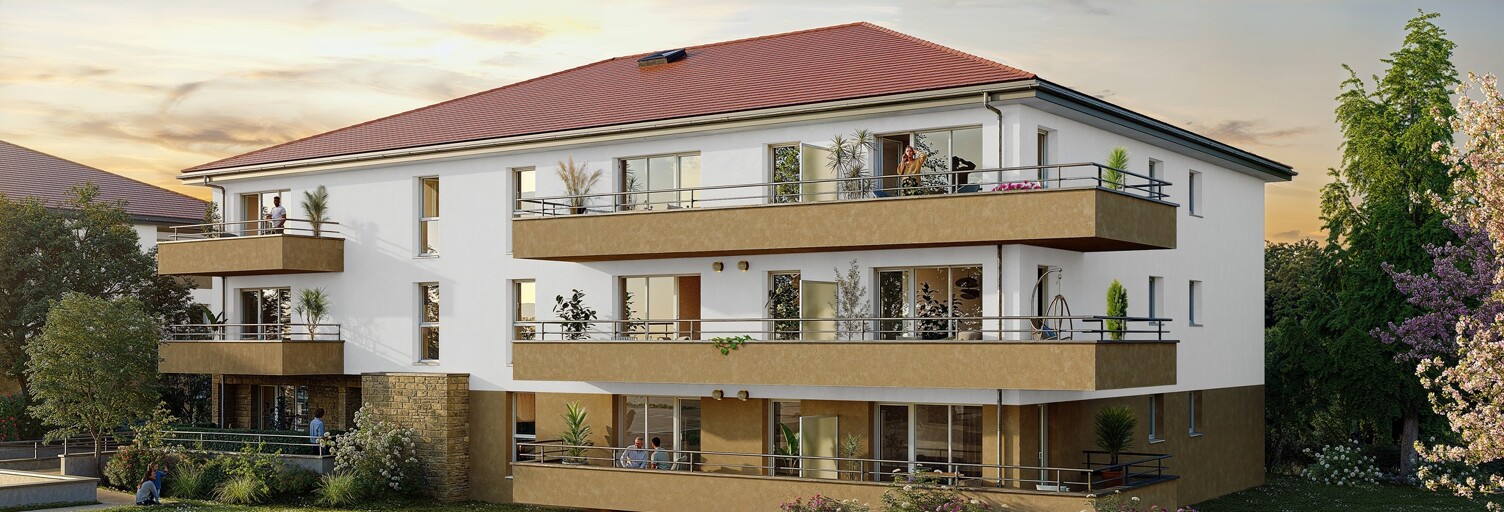 Appartement neuf T2, T3, T4 Pièce 46 à 79 m² à vendre à Brézins (38590)