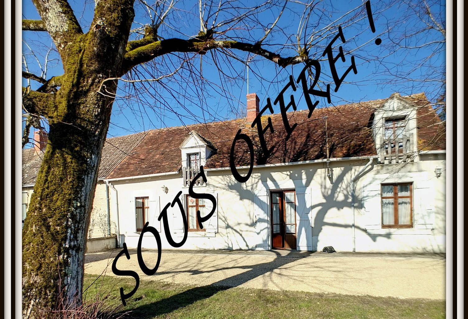 Indre (36), SAINT LACTENCIN longère mitoyenne à rénover — photo 1