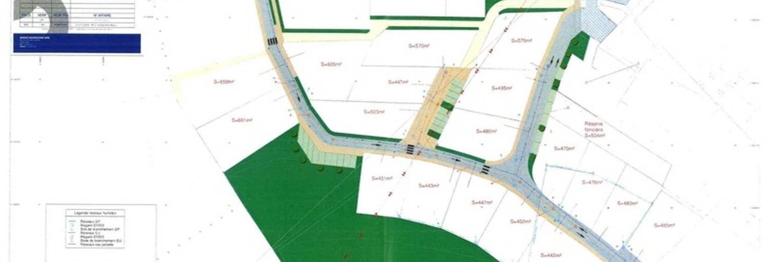 Terrain  535 m² à vendre à Vitteaux (21350)