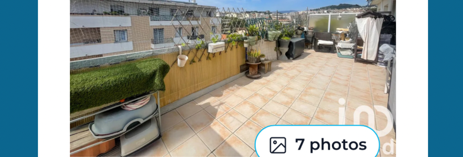 Appartement 1 Pièce 21 m² à vendre à Le Cannet (06110)