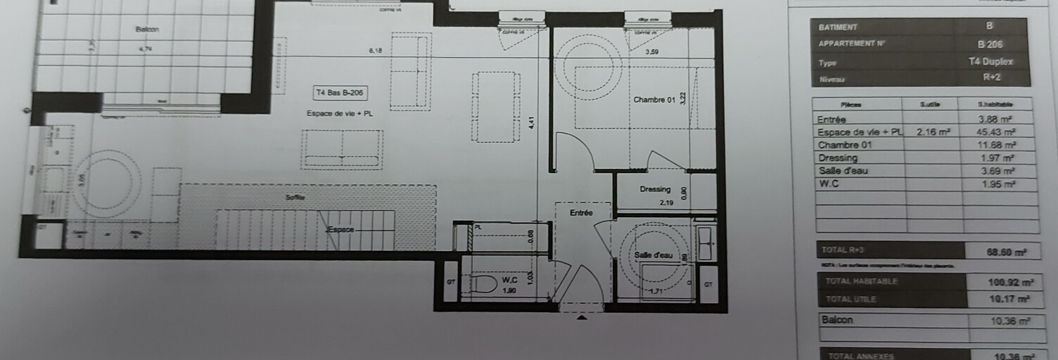 Appartement 4 Pièces 100 m² à vendre à Archamps (74160)