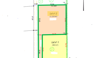 Terrain  1219 m² à vendre à Sigoulès-et-Flaugeac (24240)