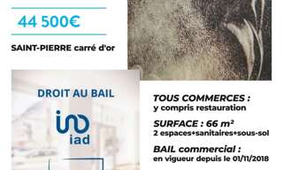 Commerce  66 m² à vendre à Saint-Pierre (97410)