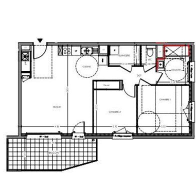 Appartement 3 pièces 239000 €