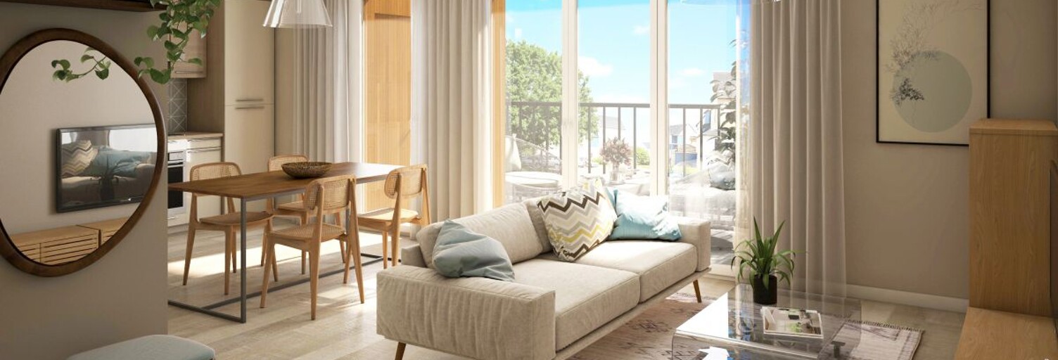 Appartement neuf T2, T3, T4 Pièce 51 à 89 m² à vendre à Saint-Herblain (44800)