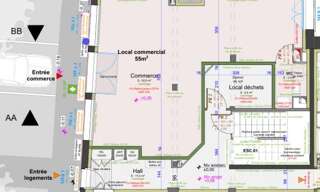 Commerce  55 m² à louer à Rodez (12000)