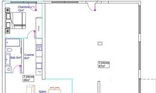 Appartement 2 Pièces 46 m² à vendre à Saint-Laurent-du-Var (06700)