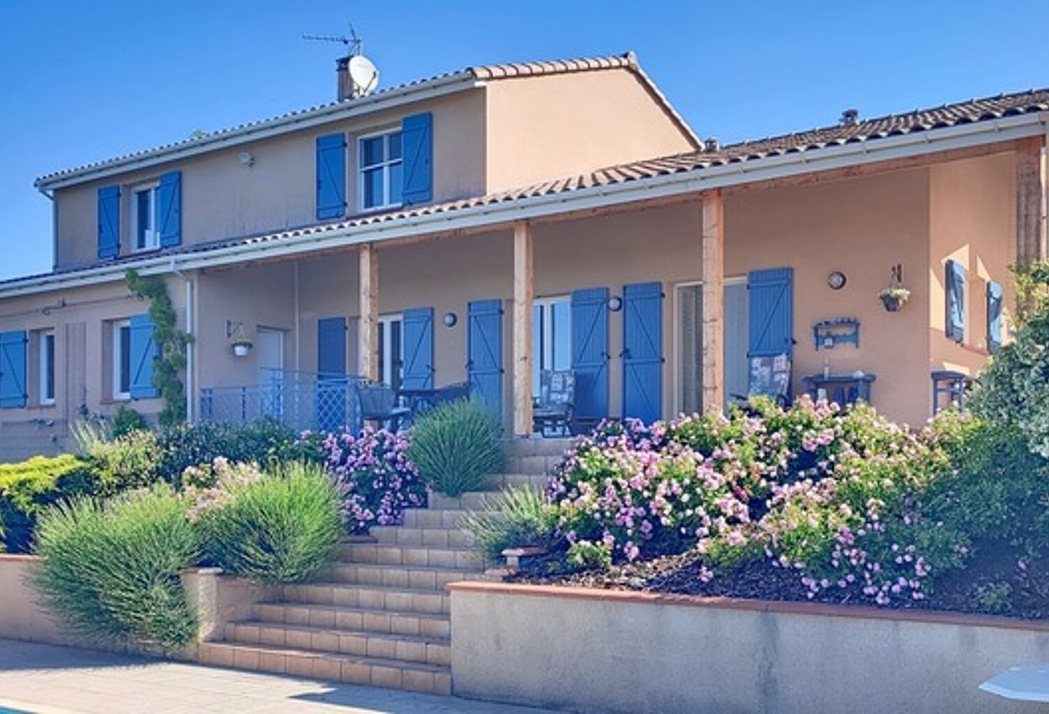 Maison avec piscine à vendre 5 pièces CARLA BAYLE (09) vue Pyrénées — photo 1